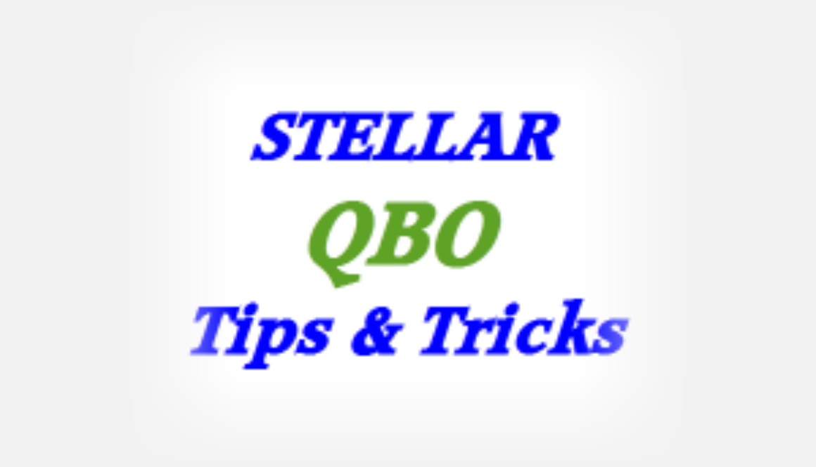 QBO Tips and Tricks